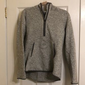 Lululemon fleece quarter zip hoodie